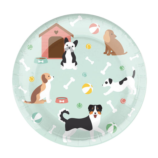 Puppy plates x 8