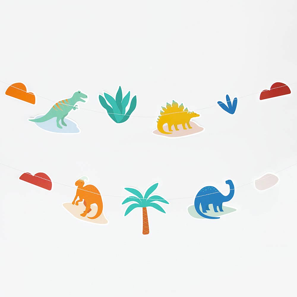 Dinosaur paper garland