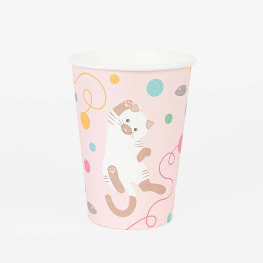 Kitty cups x 8