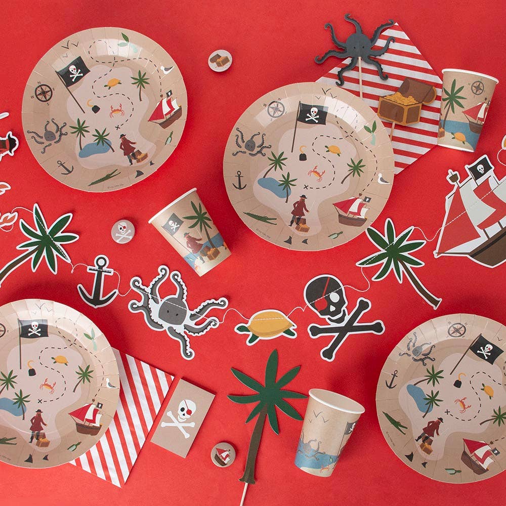 Pirate paper garland