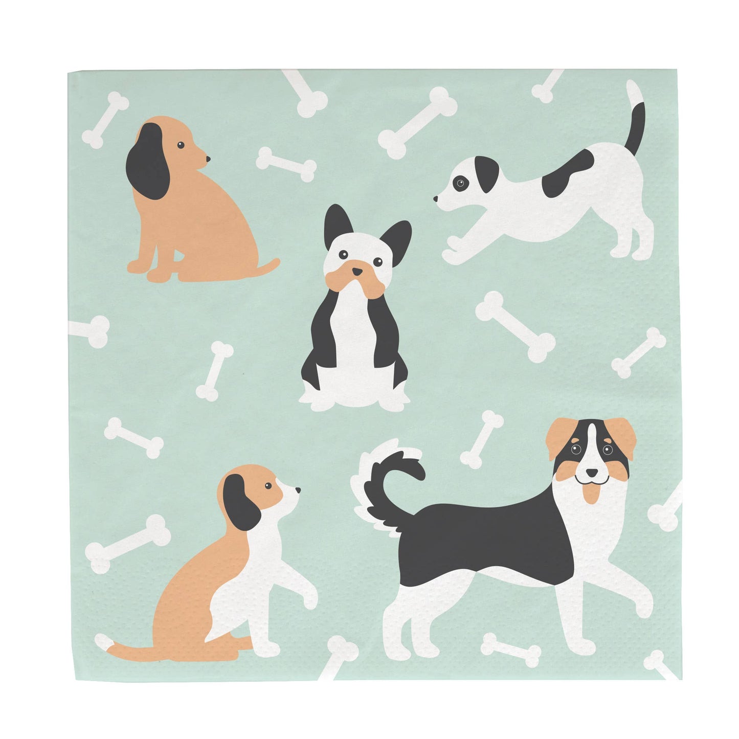 Puppy paper napkins