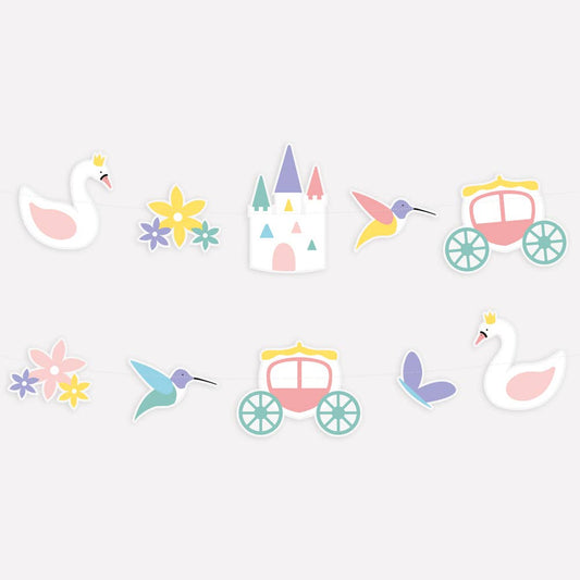 Princess paper garland
