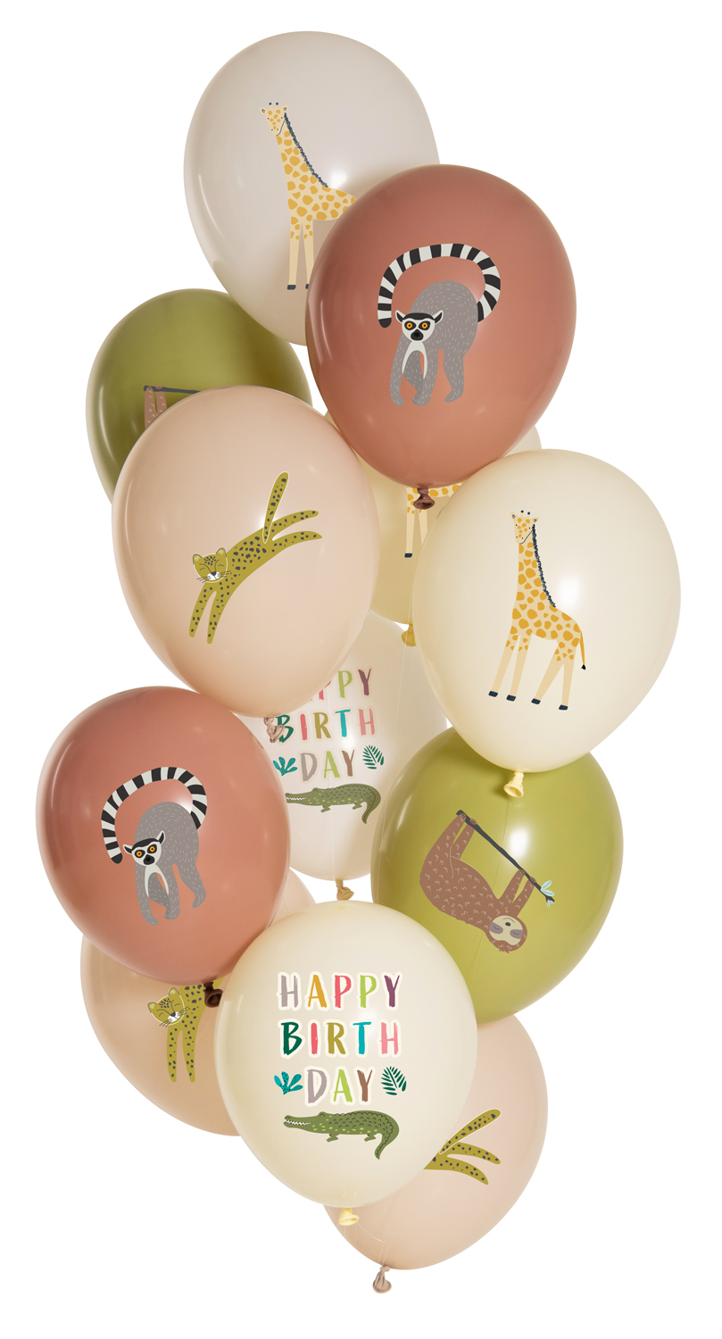 Balloons Zoo x 12
