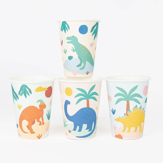 Dino cups x 8