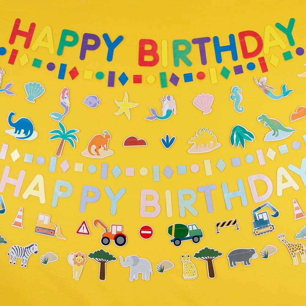 Dinosaur paper garland