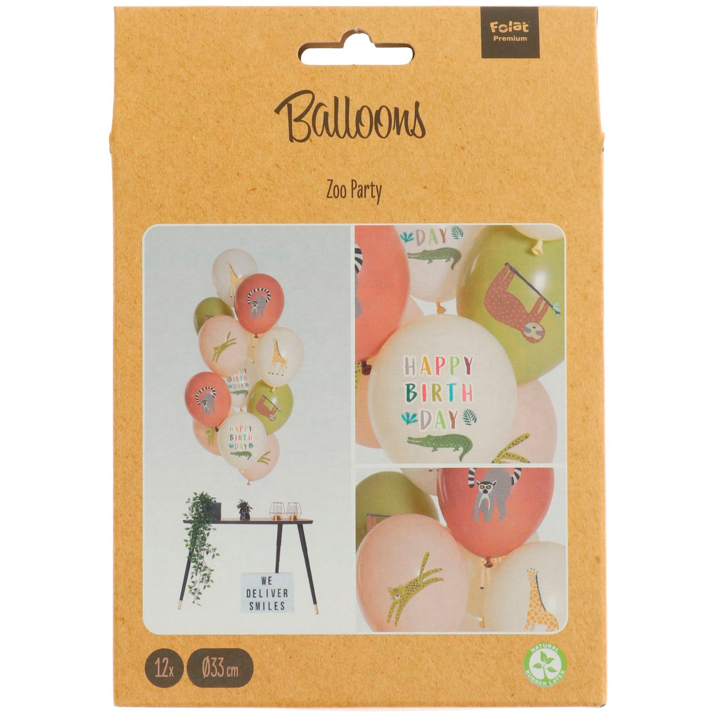 Balloons Zoo x 12