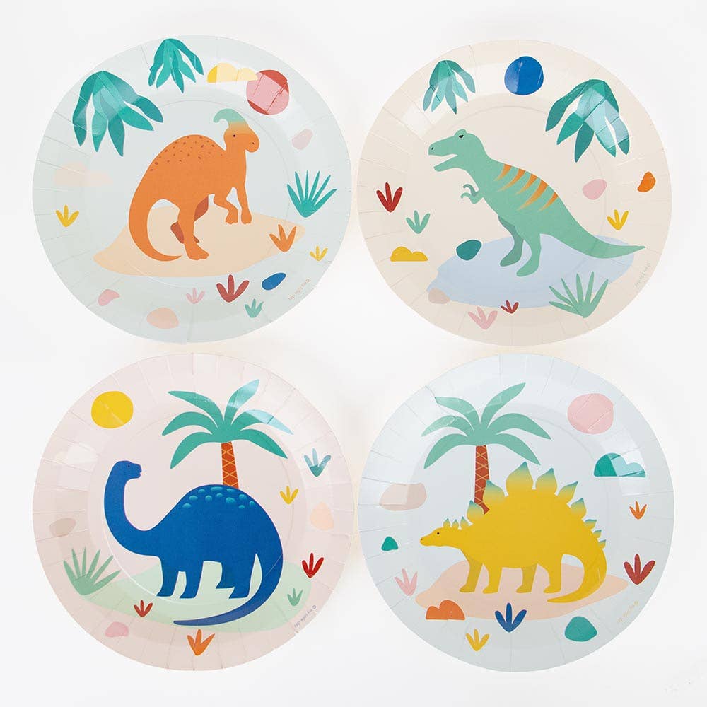 Dino plates x 8