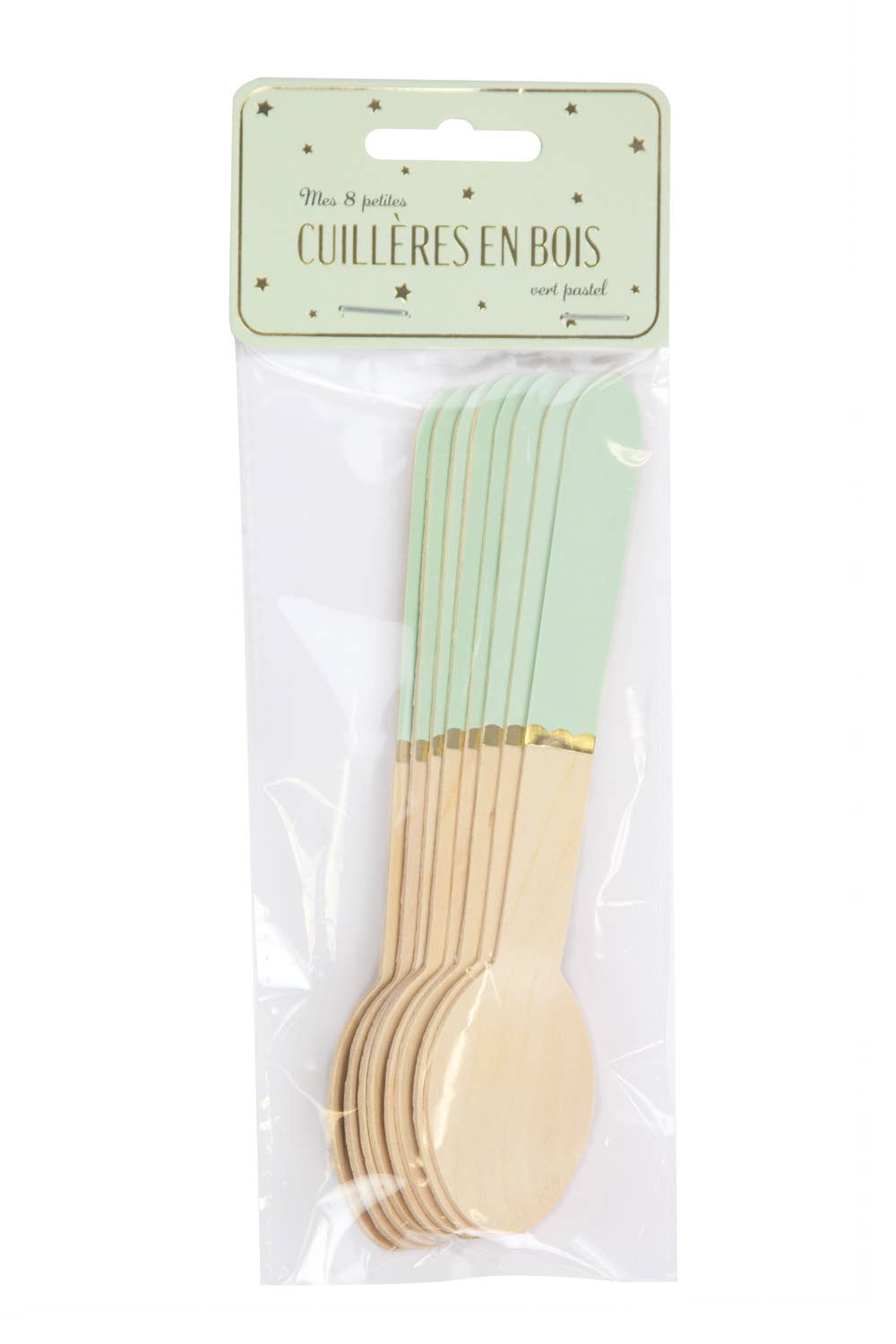 Green wood spoons X 8