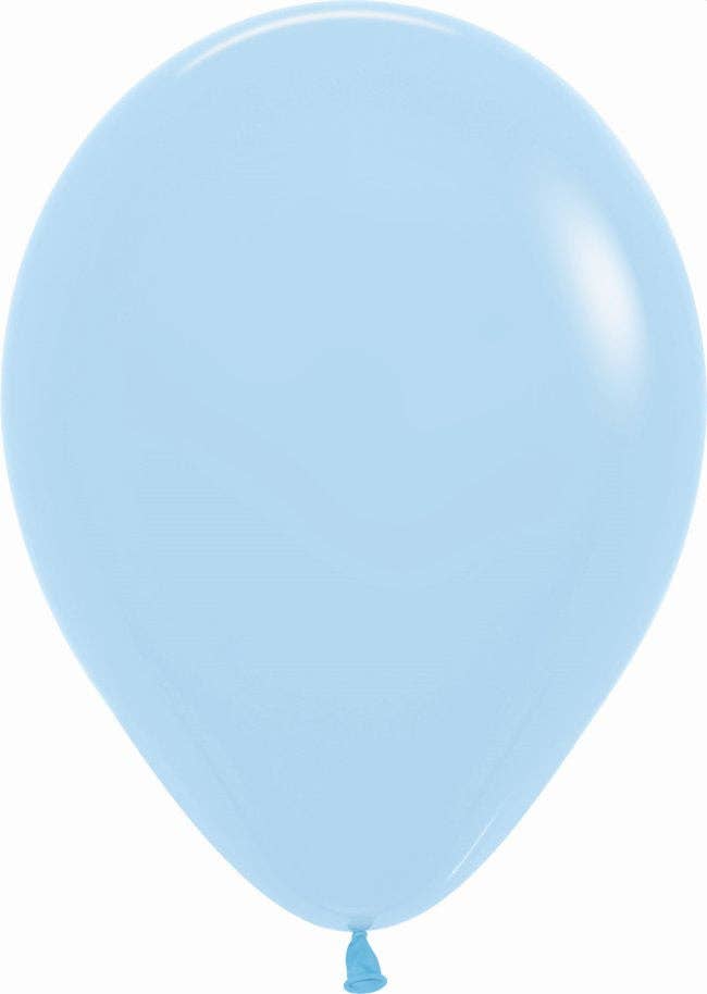 baby blue balloons x 10