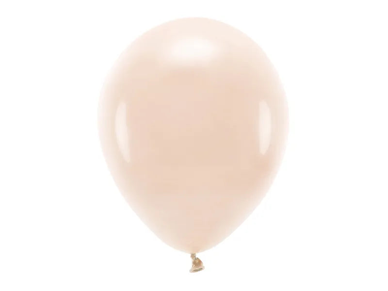 Natural pink latex balloons x 10