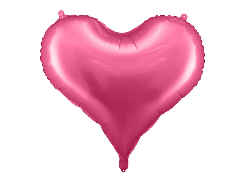 Raspberry heart Foil Balloon