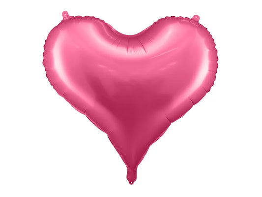 Raspberry heart Foil Balloon