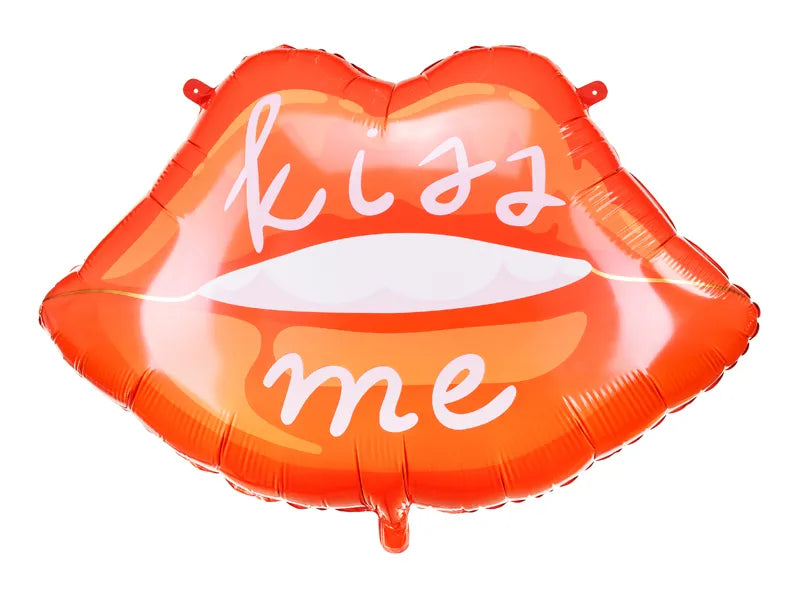 Kiss Me Lips Foil Balloon