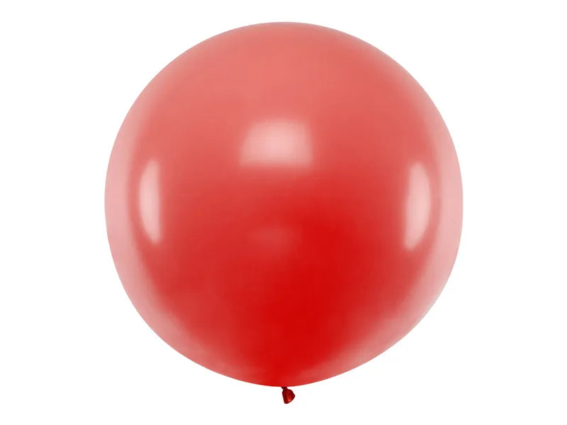 Red huge latex balloon