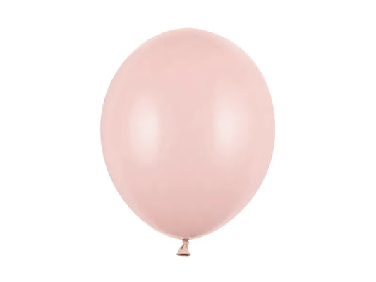 Powder puff pink latex balloons x 10