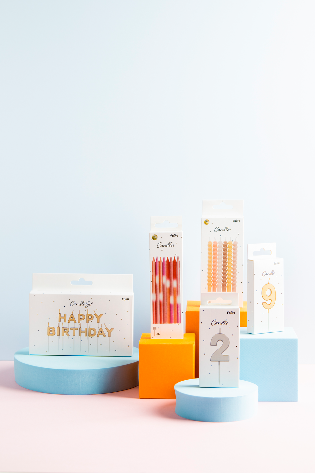 Candles Twister Pale Pastel
